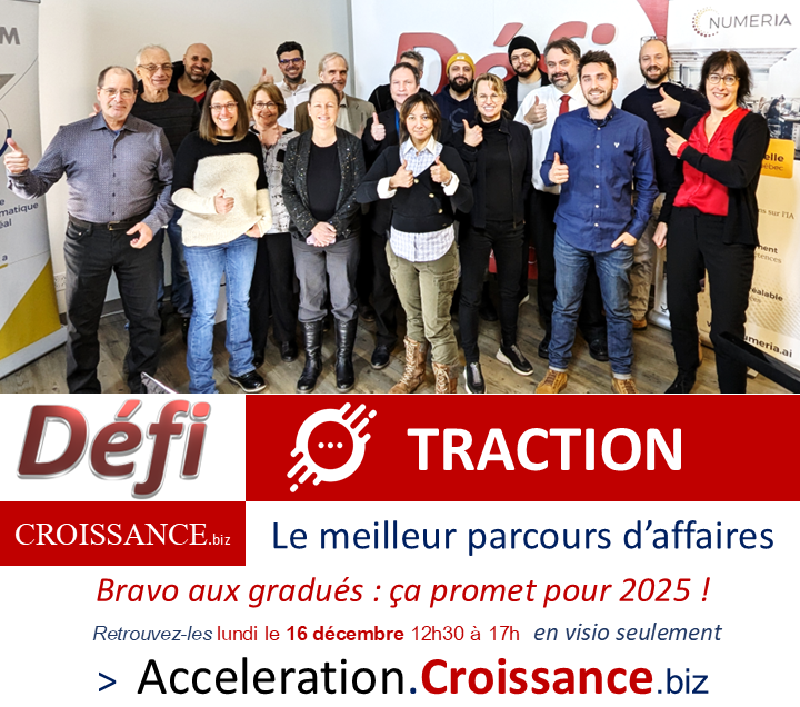 Maximisez votre proposition de Valeur le 16 décembre dès 12h30 - Acceleration.Croissance.biz